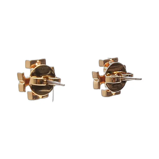 Tory Burch Logo Stud Earrings