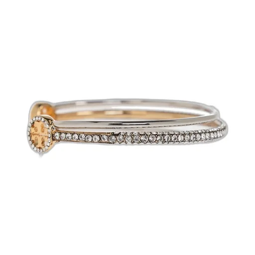 Cuff Bracelet With Double Logo