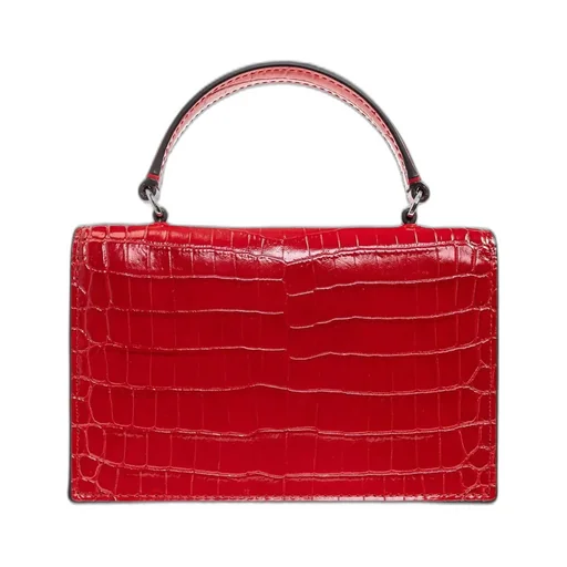 T Monogram Patent Leather Shoulder Bag