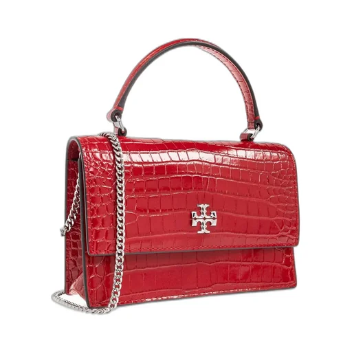 T Monogram Patent Leather Shoulder Bag