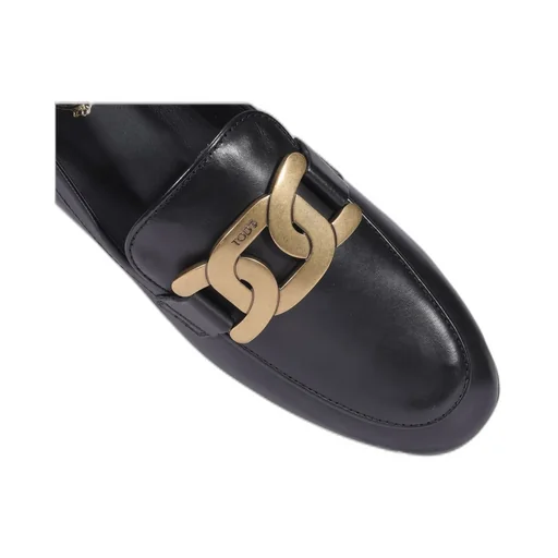 Loafers With Double T Buckle