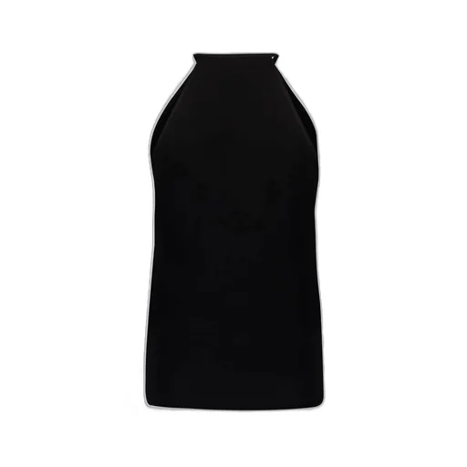 Halterneck Top With Keyhole Detail