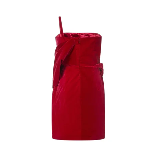 One-Shoulder Velvet Dress