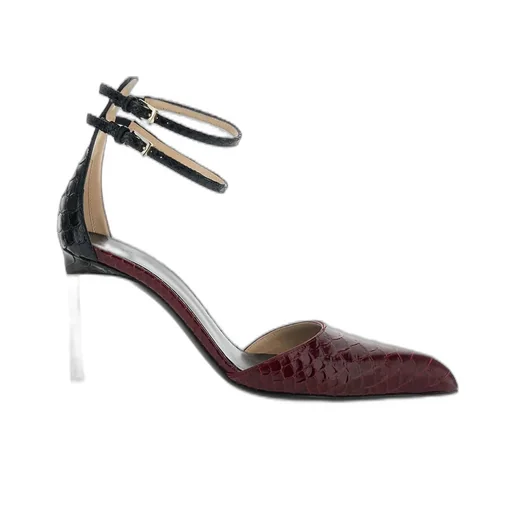 Pointed Toe Ankle Strap Pumps