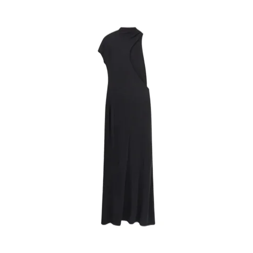 Asymmetric Neck Gown