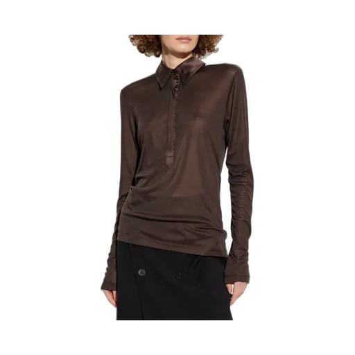 Long-Sleeved Polo Shirt