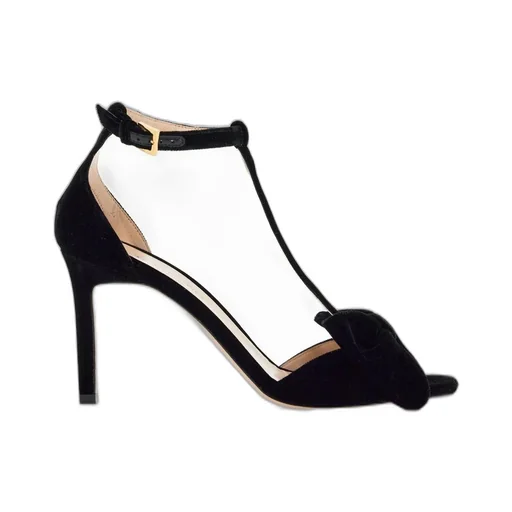 Bow-Detailed T-Bar Sandals