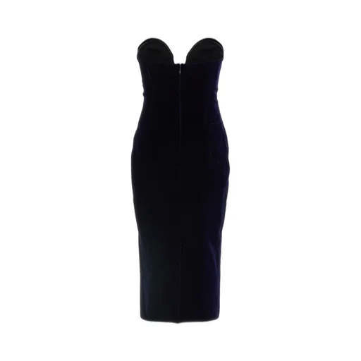 Velvet Strapless Gown