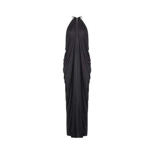 Draped Halter Gown