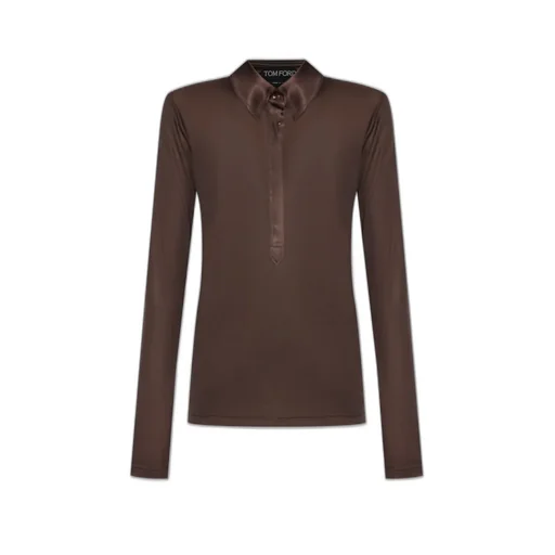 Long-Sleeved Polo Shirt