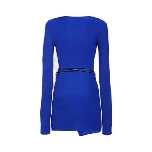 Long Sleeve Wrap Dress