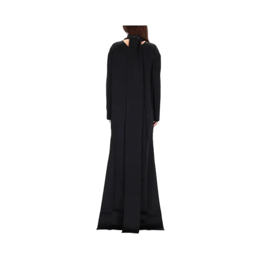 Turtleneck Dress With Train