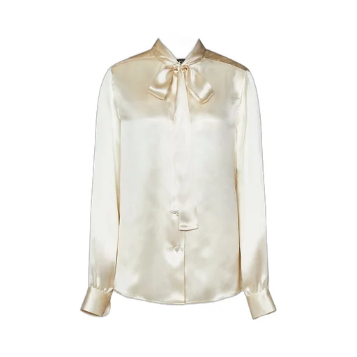 Silk Pussy-Bow Blouse