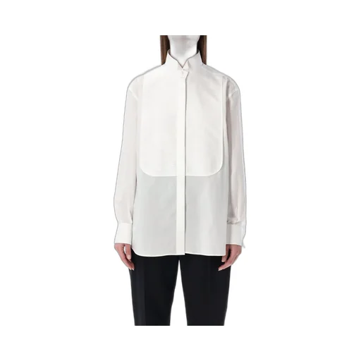 Pleated Bib Shirt