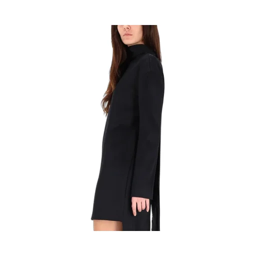 Turtleneck Dress With Train