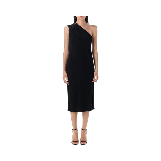 One-Shoulder Draped Dress