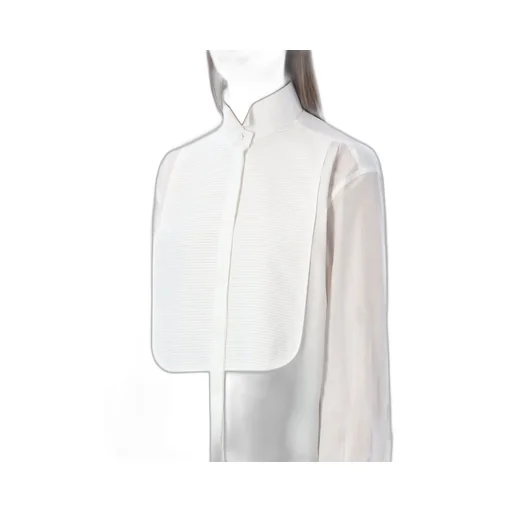 Pleated Bib Shirt