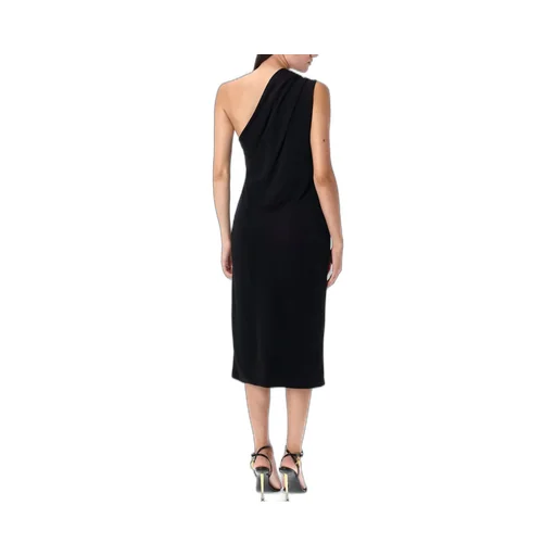 One-Shoulder Draped Dress