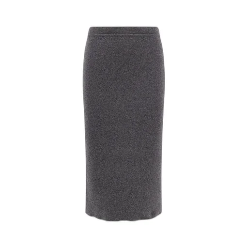 Ribbed Knit Maxi Skirt