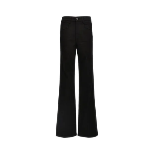 High-Waisted Flared Jeans