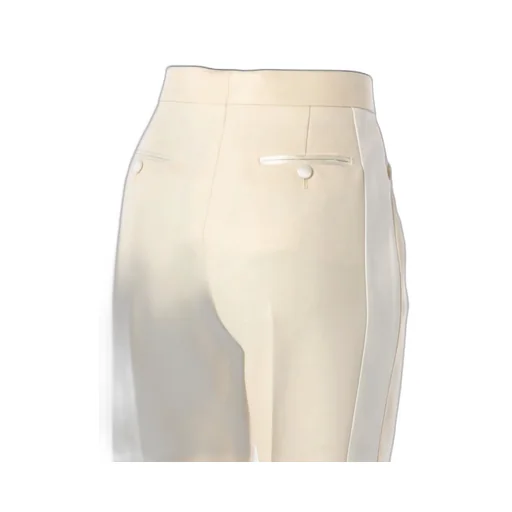 High-Waisted Flared Trousers