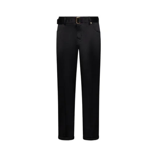 Satin Belted Trousers
