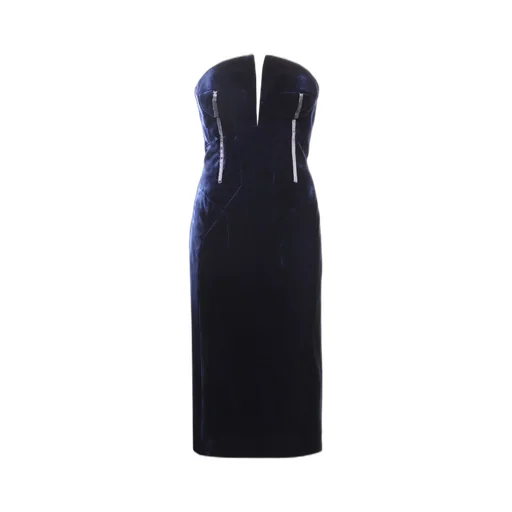 Strapless Velvet Gown