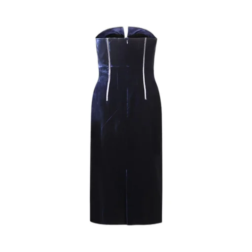 Strapless Velvet Gown