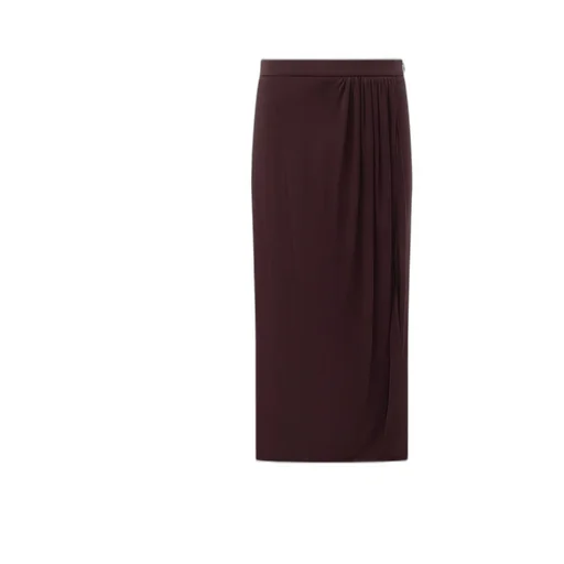 Draped Maxi Skirt