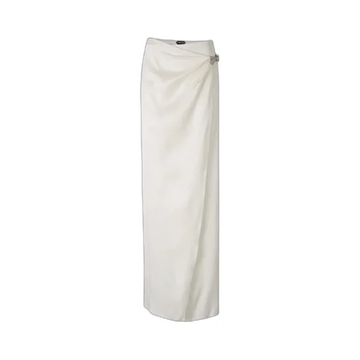 Draped Maxi Skirt