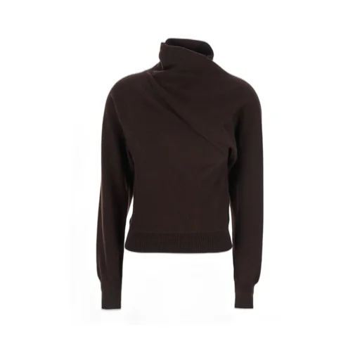Asymmetric Neckline Sweater