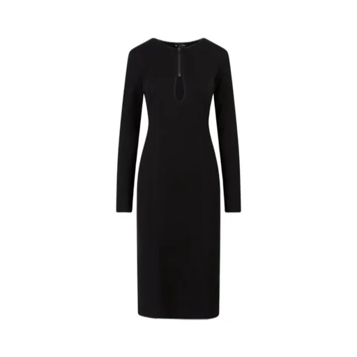 Midi Dress With Zipper Detail