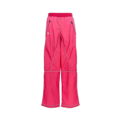 Wide-Leg Track Pants