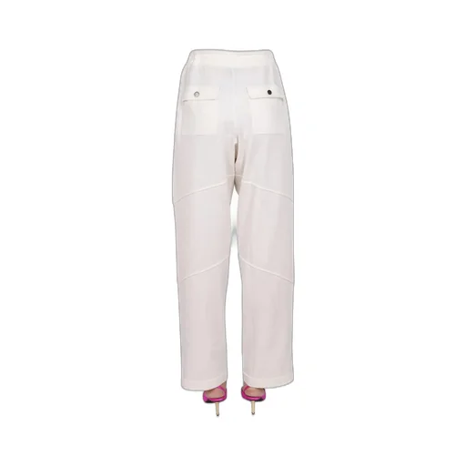 High-Waisted Straight-Leg Trousers