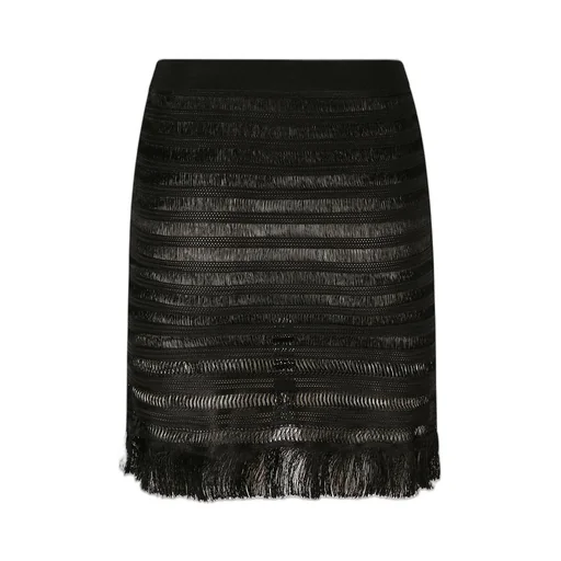 Fringed Mini Skirt