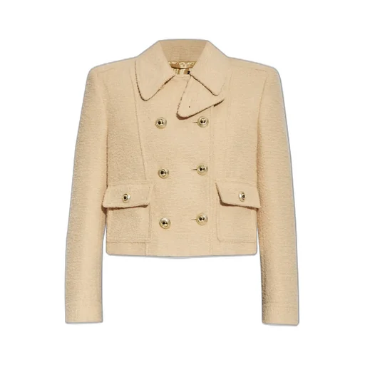 Cropped Double-Breasted Jacket