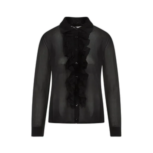 Sheer Ruffle Shirt
