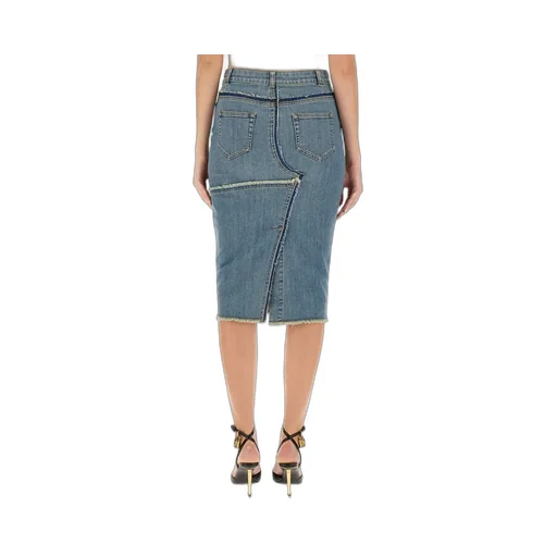Denim Midi Skirt