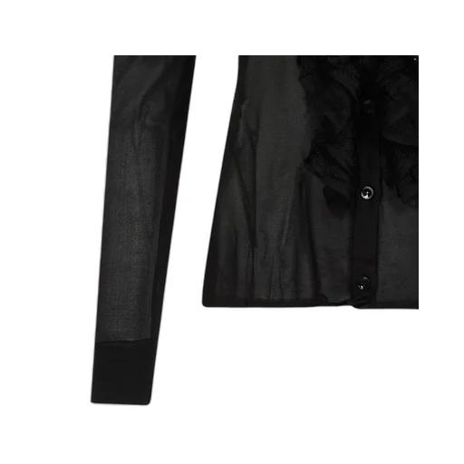 Sheer Ruffle Shirt
