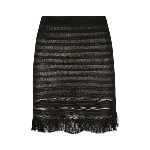 Fringed Mini Skirt