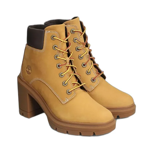 Lace-Up Heeled Boots