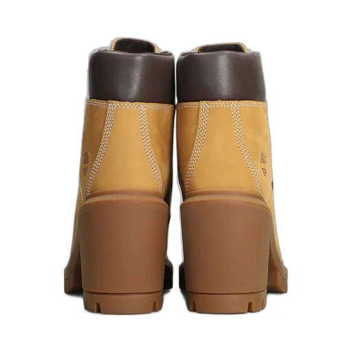Lace-Up Heeled Boots