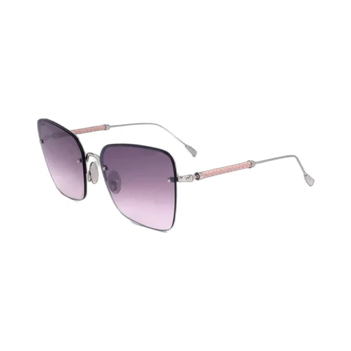 Rimless Cat-Eye Sunglasses
