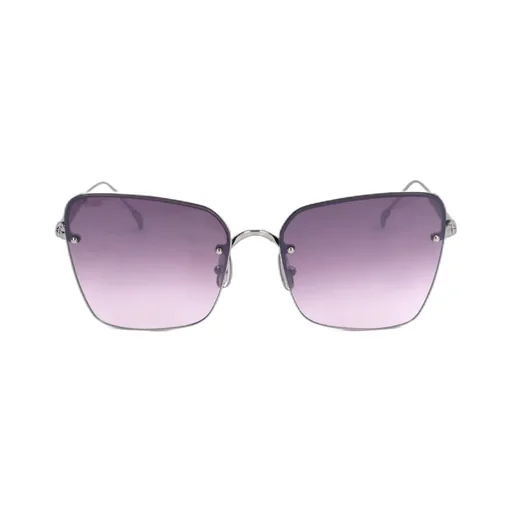 Rimless Cat-Eye Sunglasses