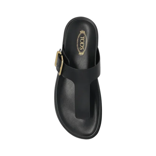 Thong Sandals With Buckle