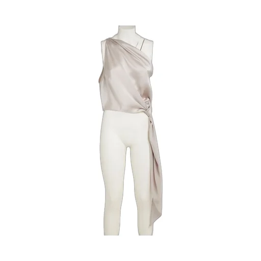 One-Shoulder Draped Top