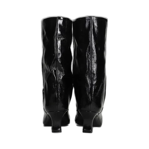 Pointed Toe Knee-High Boots