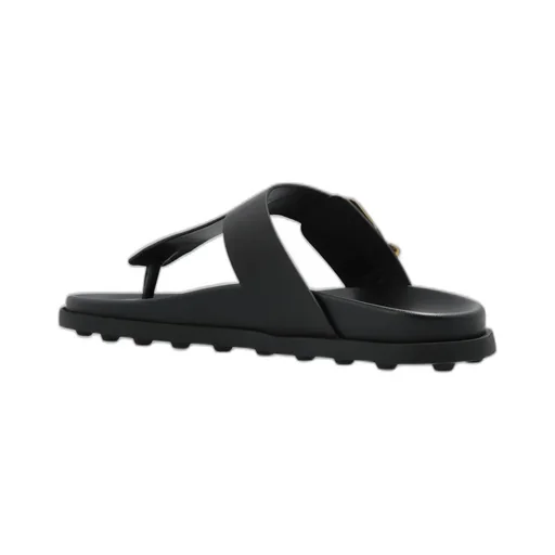 Thong Sandals With Buckle