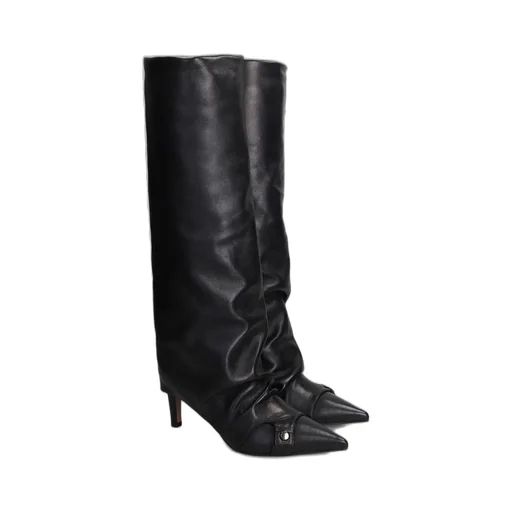 Tall Leather Boots