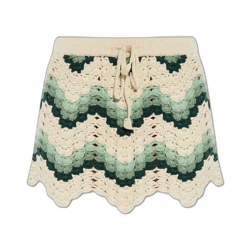 Crocheted Zigzag Skirt